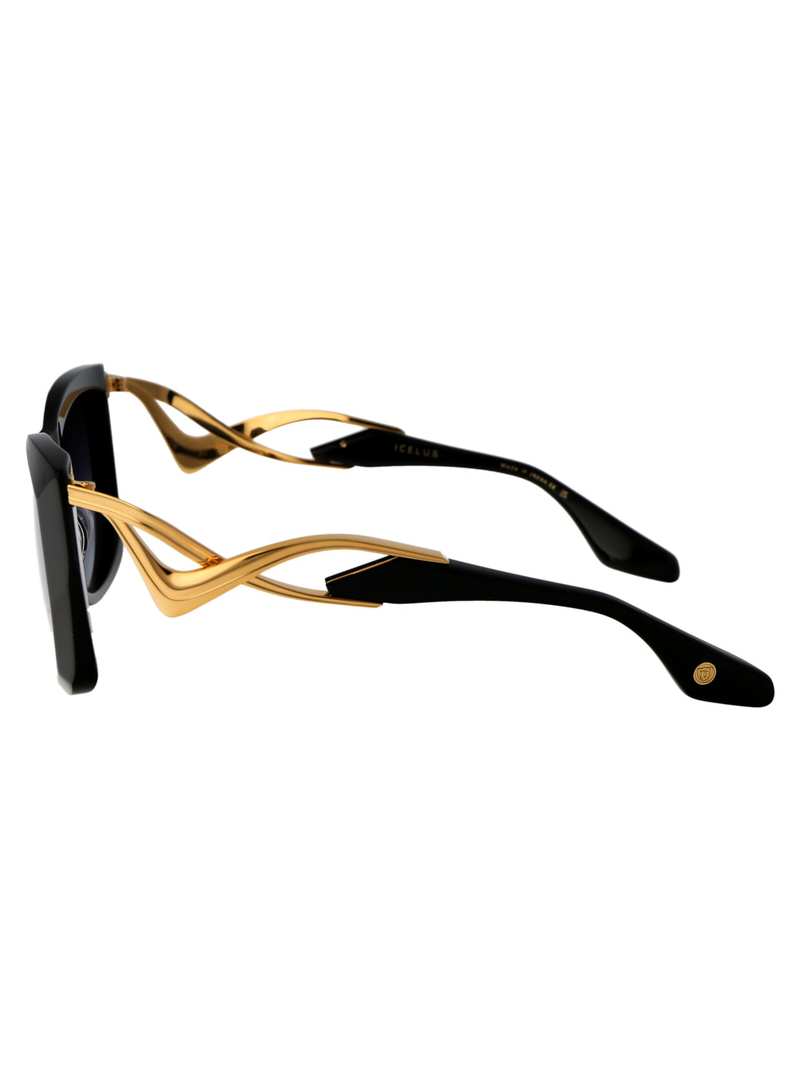 DITA Icelus Sunglasses - 001 Black Yellow Gold