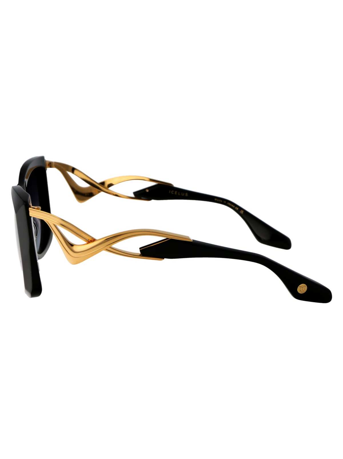 DITA Icelus Sunglasses - 001 Black Yellow Gold - Image 3 of 4