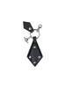 Vivienne Westwood Keychain With Maxi Orb Tab - Black - Thumbnail 1