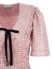 Ganni Check Dress - Pink - Thumbnail 3