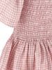 Ganni Check Dress - Pink - Thumbnail 4