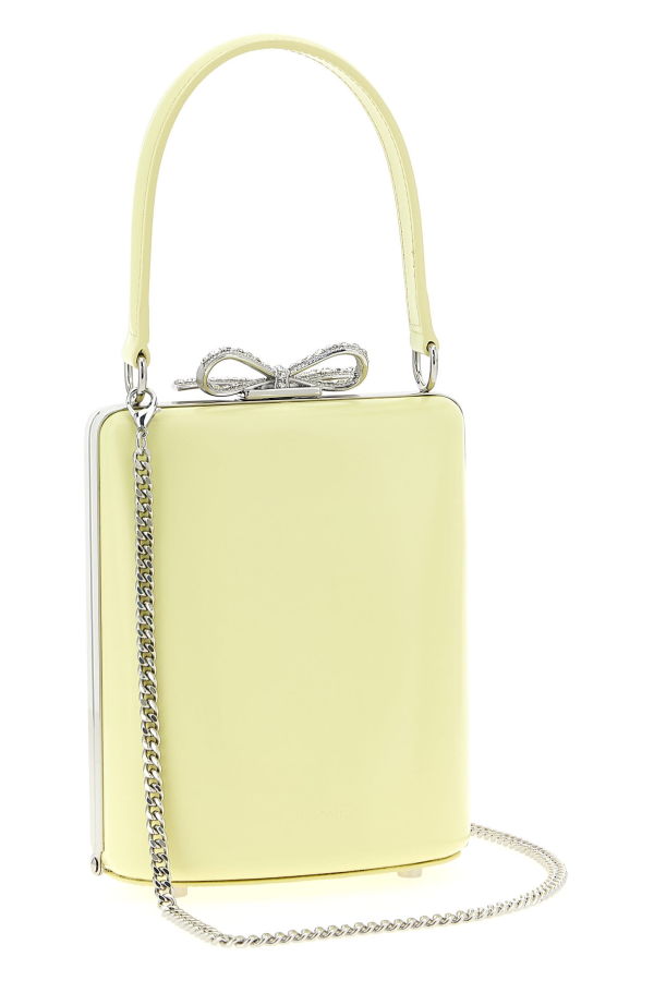 Self-Portrait Leather Handbag - Yellow