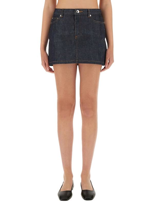 A.P.C. Mini Skirt - Denim