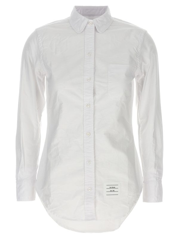 Thom Browne Oxford Cotton Shirt - White