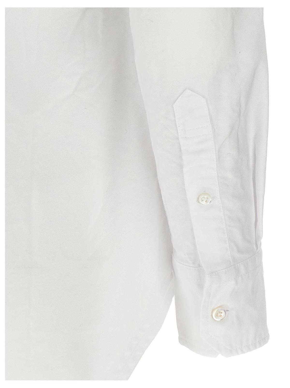 Thom Browne Oxford Cotton Shirt - White - Image 4 of 4