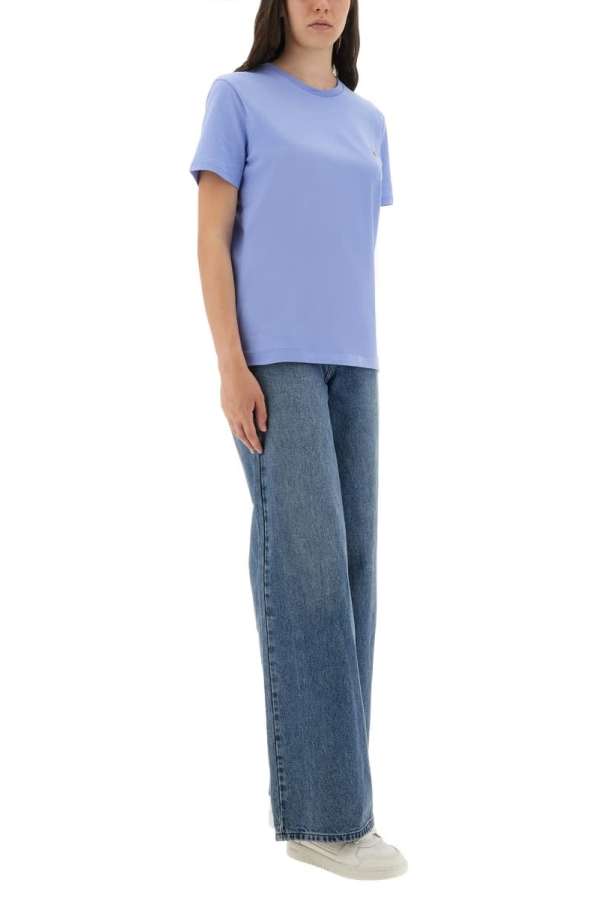 PAUL SMITH PS by Paul Smith T-shirt With Logo Patch - Baby Blue