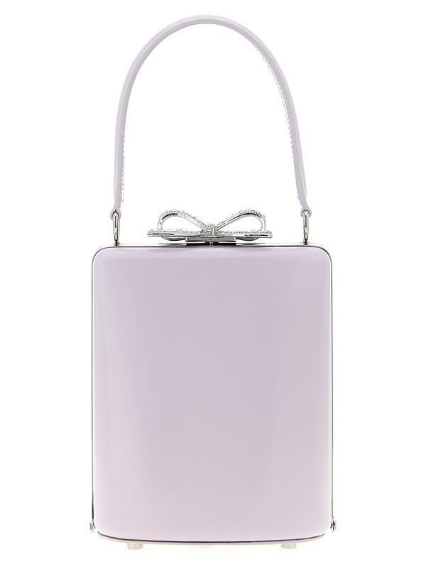 Self-Portrait Mini Bow Handbag - Lilac Self-Portrait Mini Bow Handbag - Lilac
