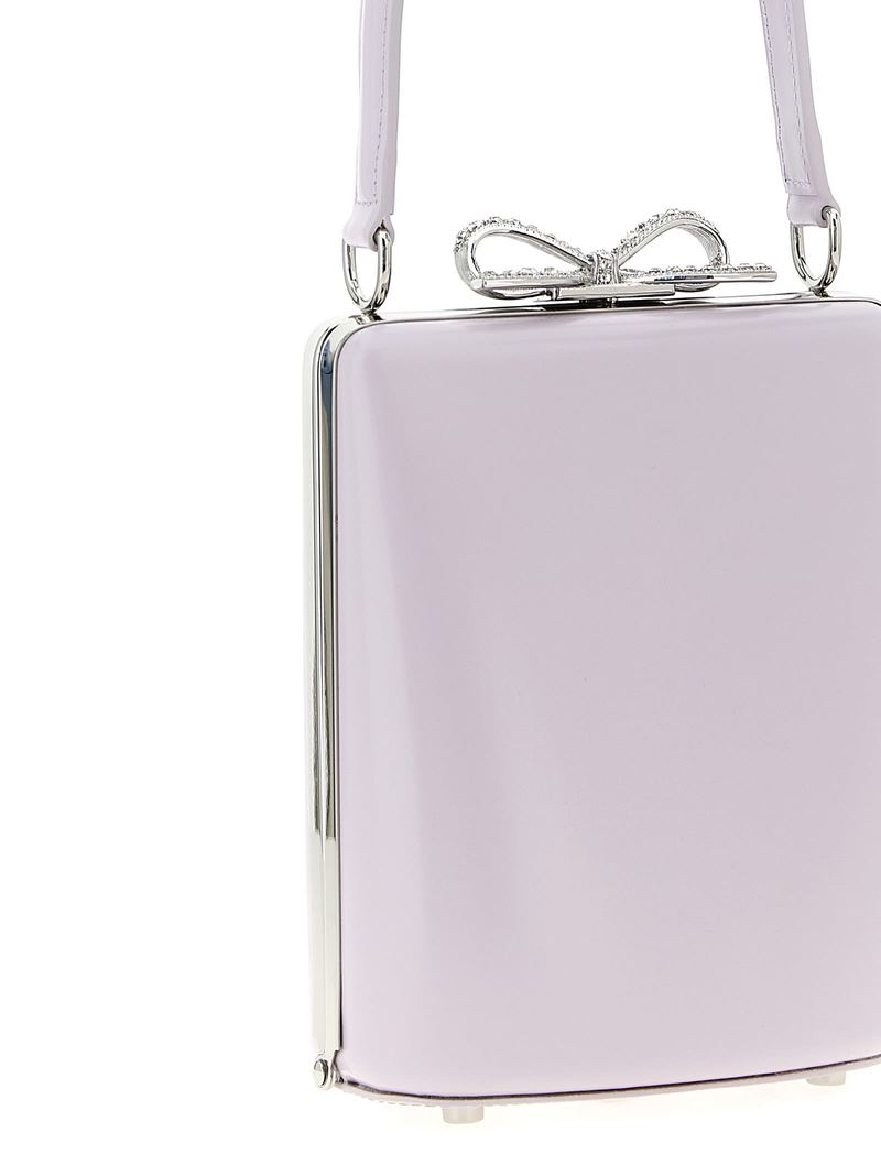 Self-Portrait Mini Bow Handbag - Lilac