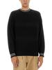PAUL SMITH Wool And Cotton Sweater - Black - Thumbnail 4