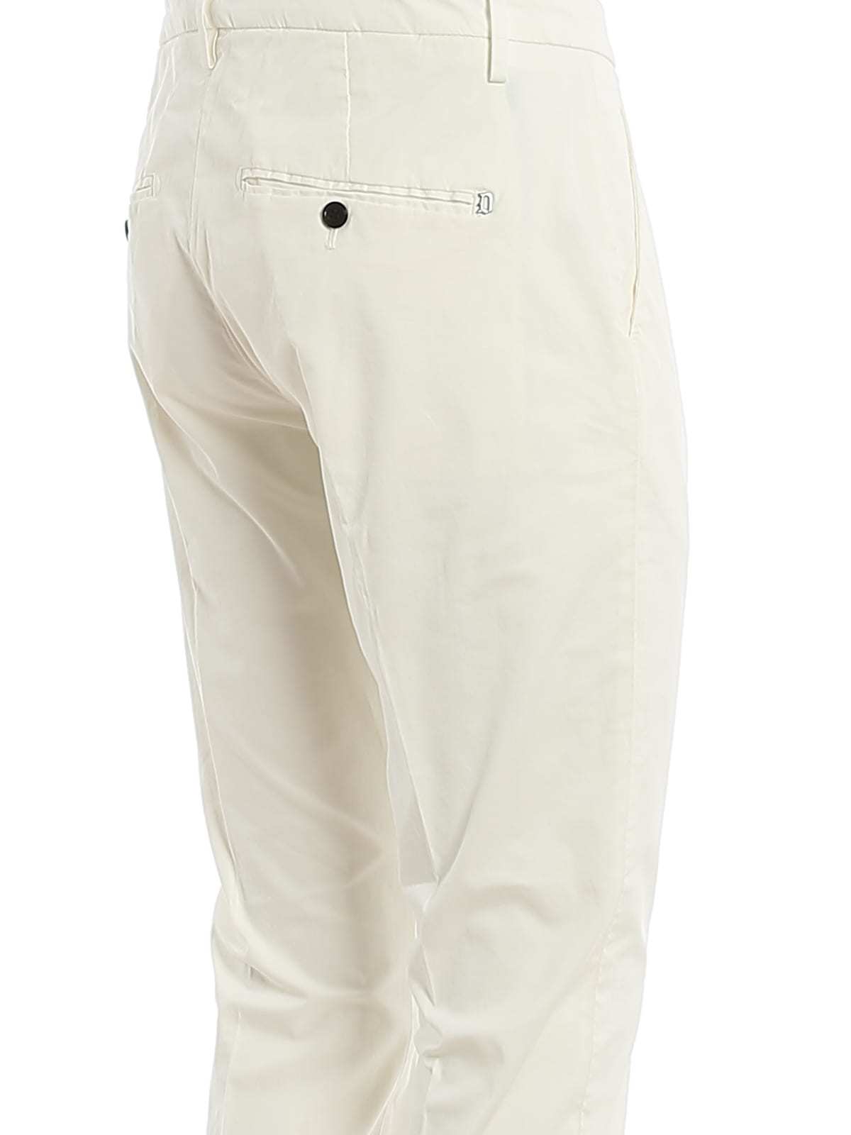 Dondup Gaubert Pinces Trousers - White - Image 3 of 3