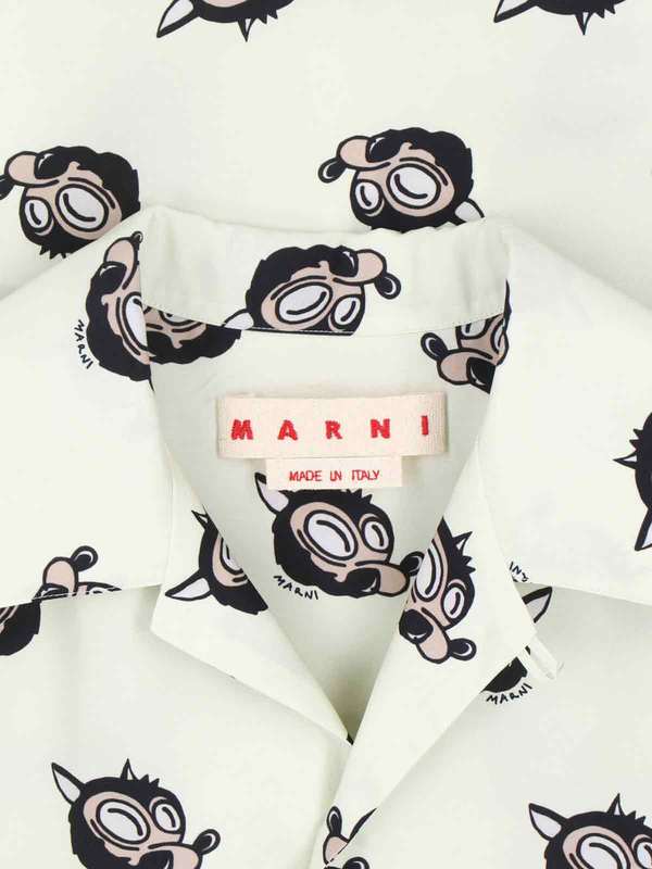 Marni Viscose Shirt - Cream