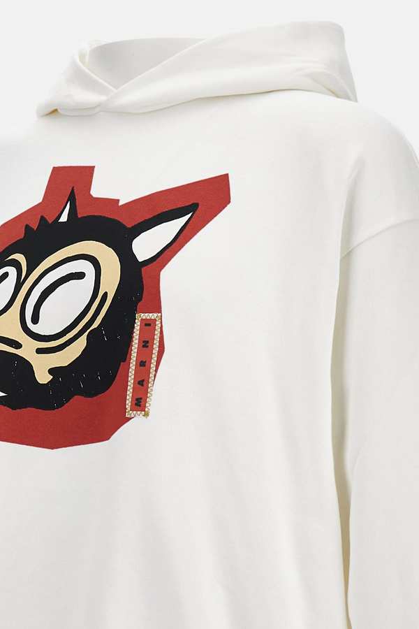 Marni Hooded Sweatshirt - Beige