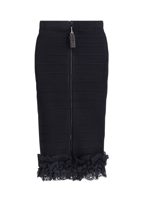 Self-Portrait Christopher Kane Residency Viscose Skirt - Black