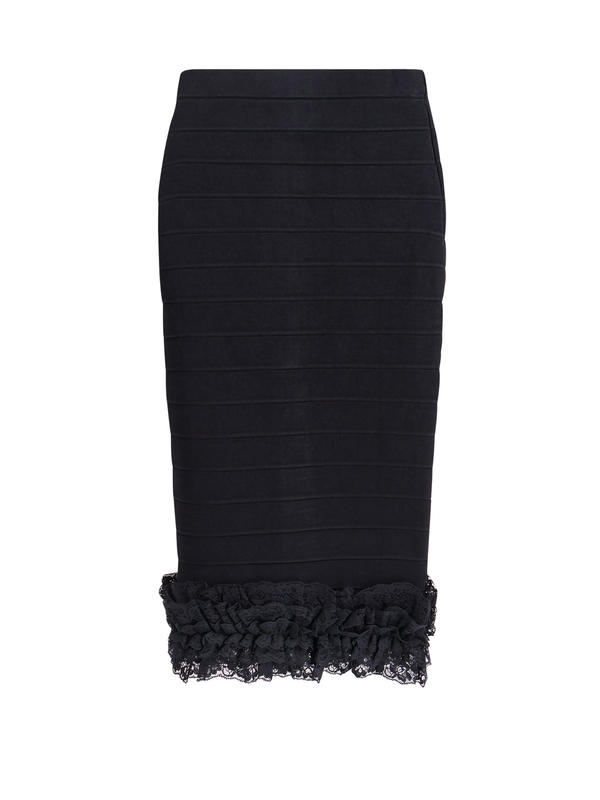 Self-Portrait Christopher Kane Residency Viscose Skirt - Black