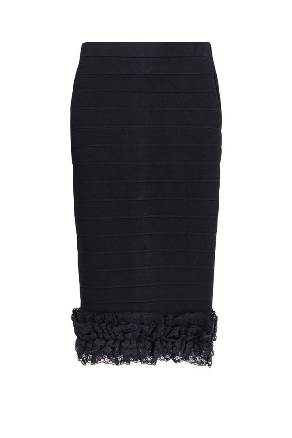 Self-Portrait Christopher Kane Residency Viscose Skirt - Black