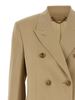 Golden Goose Heraldic Buttons Blazer - Beige - Thumbnail 3