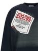 Jean Paul Gaultier The Blue Gaultier Label Sweatshirt - Blue - Thumbnail 3