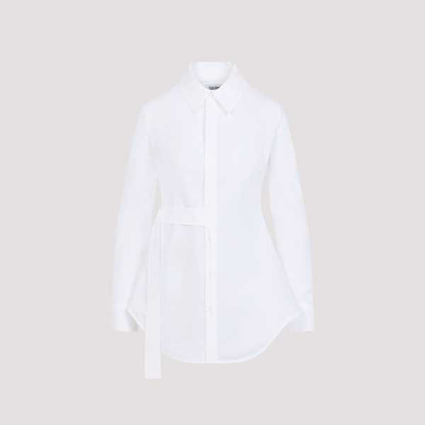 Jean Paul Gaultier Strap Detail Shirt - White