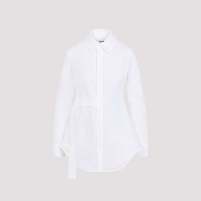 Jean Paul Gaultier Strap Detail Shirt - White