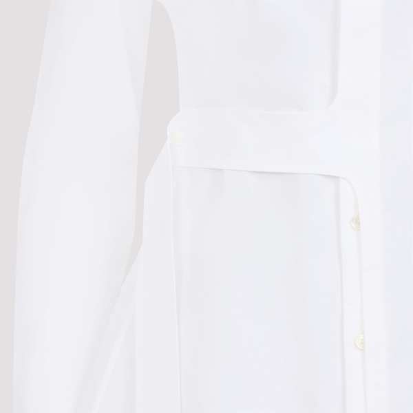 Jean Paul Gaultier Strap Detail Shirt - White