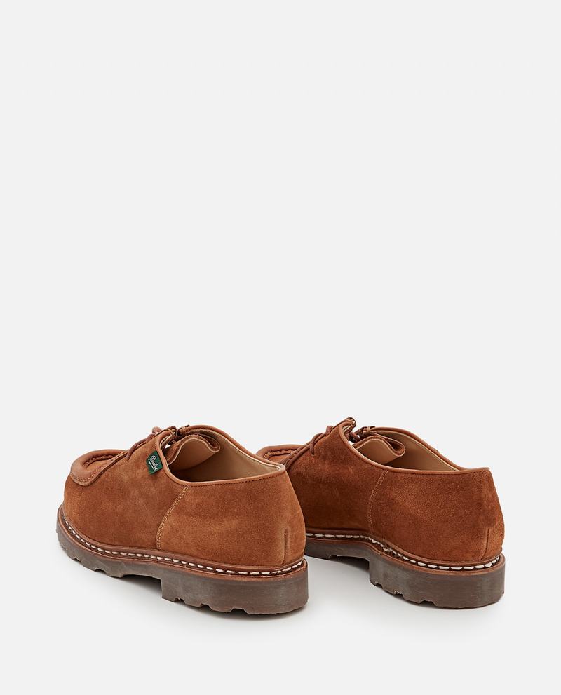Paraboot Michael Suede Lace-up Loafer - Brown