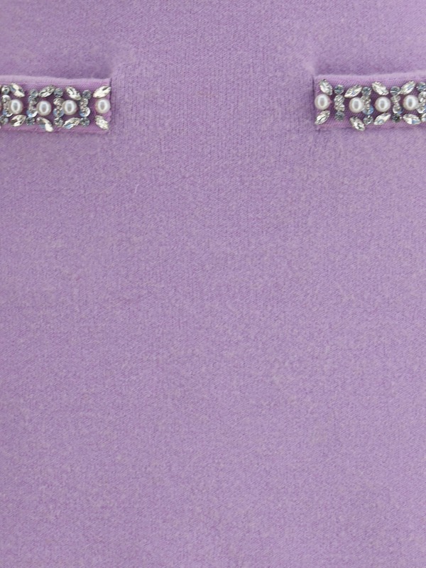 Self-Portrait Knit Miniskirt