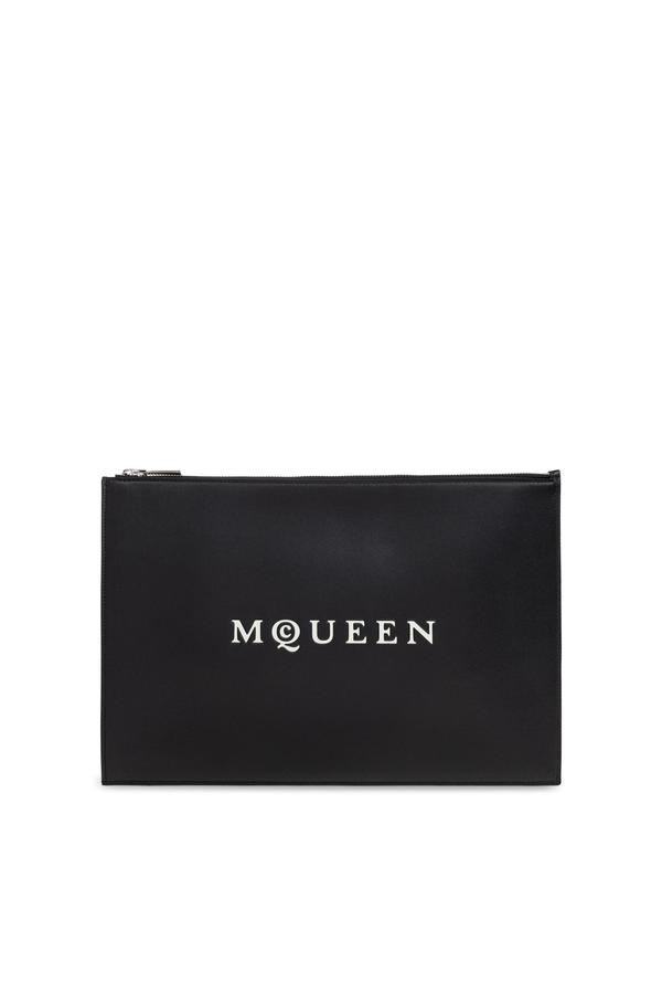 Alexander McQueen Leather Handbag - Black