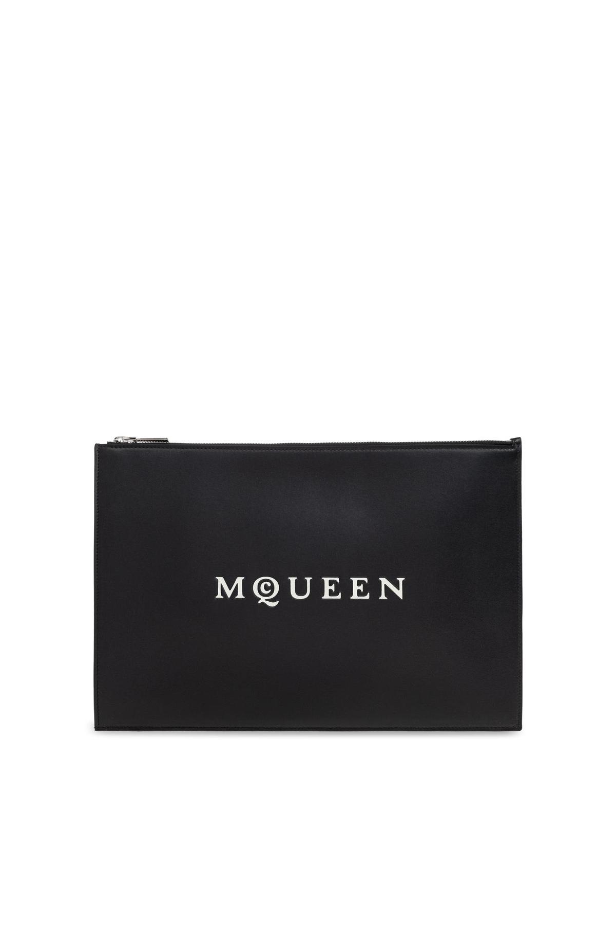 Alexander McQueen Leather Handbag - Black - Image 1 of 5