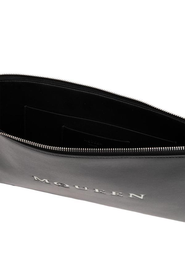 Alexander McQueen Leather Handbag - Black