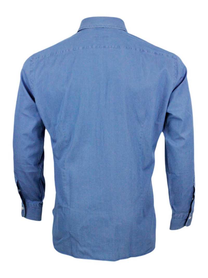 Barba Napoli Shirt - Light Denim