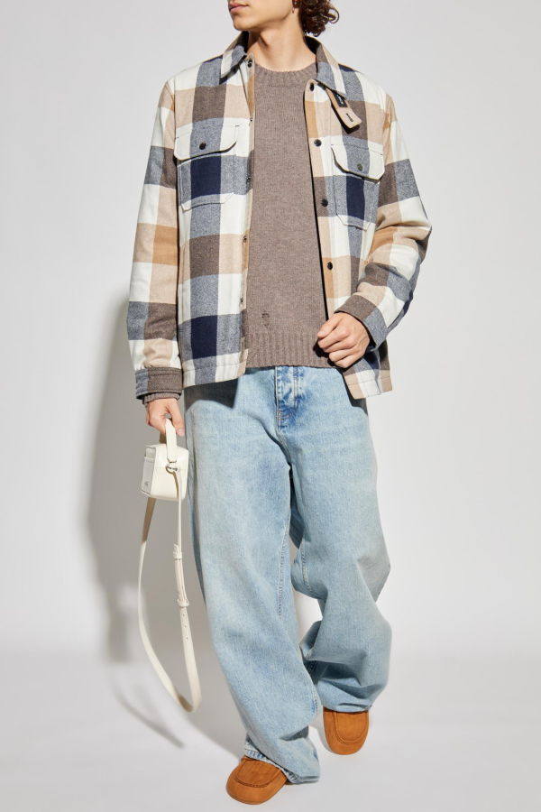 Woolrich Plaid Pattern Shirt - Beige