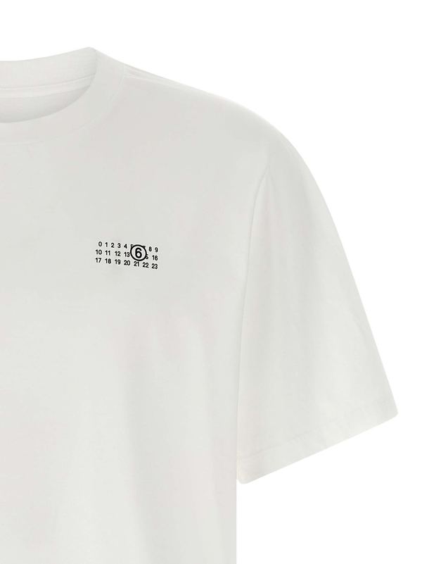 MM6 Maison Margiela Printed T-shirt - White/Black