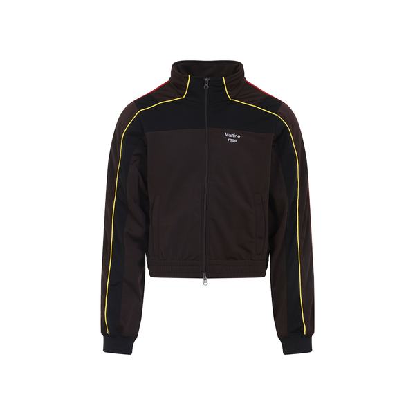 Martine Rose Shrunken Track Jacket - Brw Brown Black | Garmentory