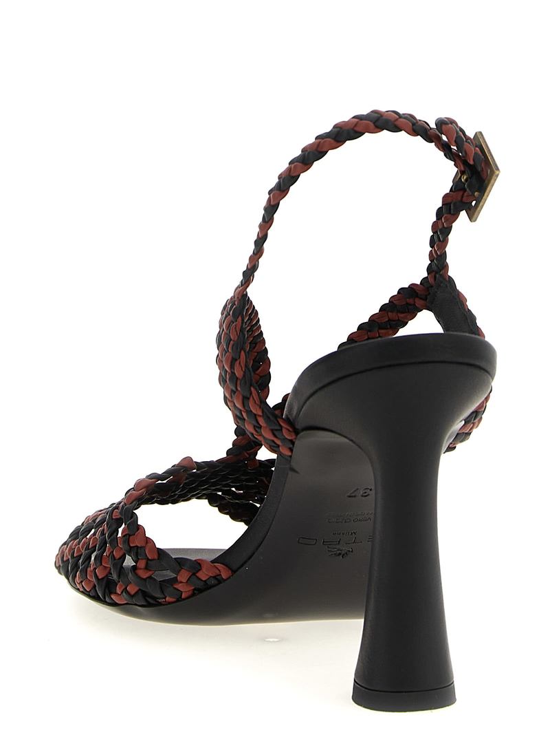 Etro Two-tone Sandals - White/Black