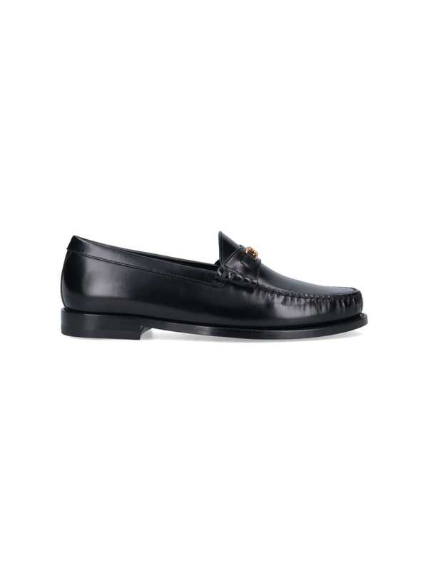 Celine Triomphe Loafers - Black