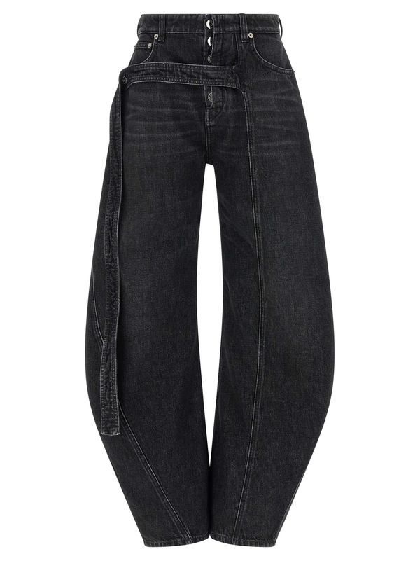 Jean Paul Gaultier Low Waist Jeans - Black