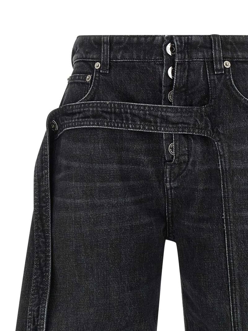 Jean Paul Gaultier Low Waist Jeans - Black