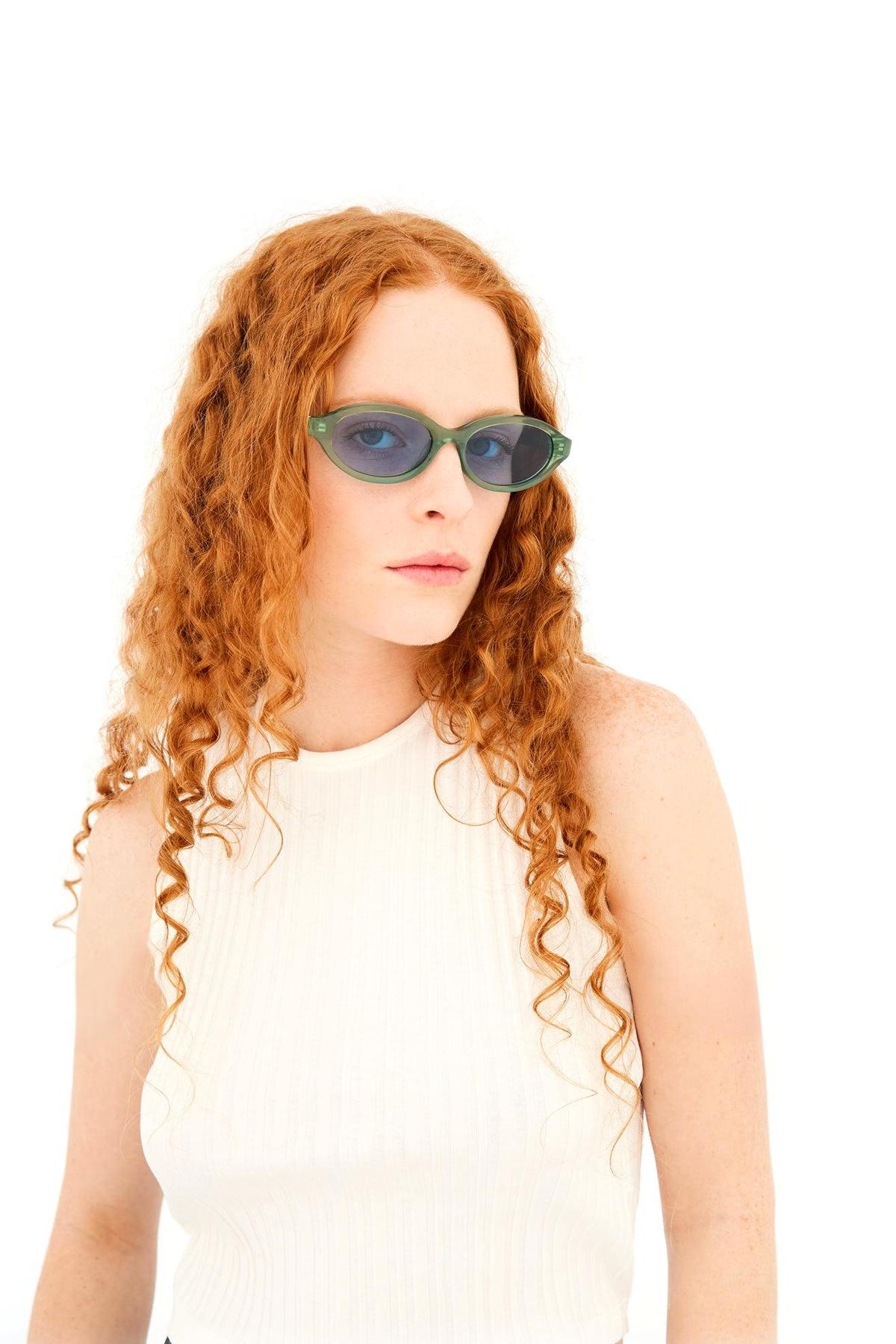RetroSuperFuture Parola Sunglasses - Sage - Image 5 of 5