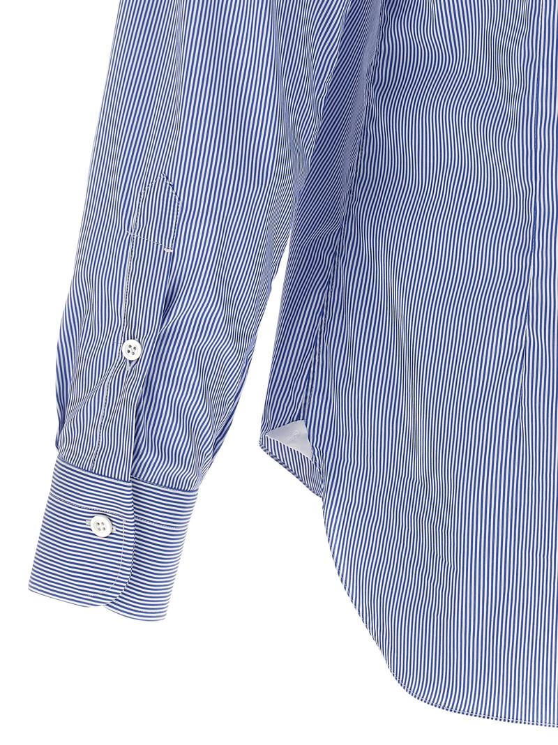 Barba Napoli Striped Shirt - Light Blue