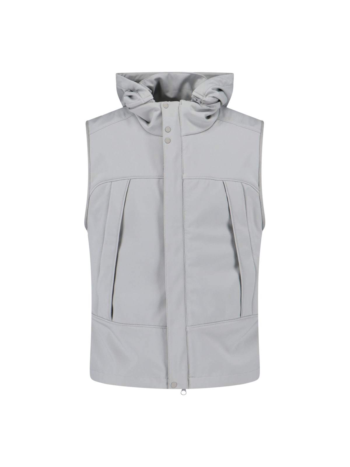 C.P. Company Hooded Vest - Gray - Image 1 of 5