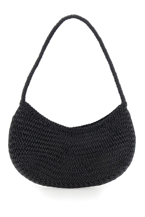 Dragon Diffusion Nova Luna 3mm Mini Moon Shape Hobo 27x14x4cm - Hobo - Black