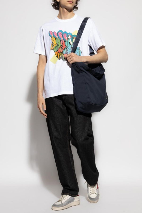 PAUL SMITH T-shirt With Colorful Print - White