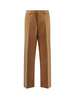Ami Alexandre Mattiussi Virgin Wool Trousers - Brown - Thumbnail 1