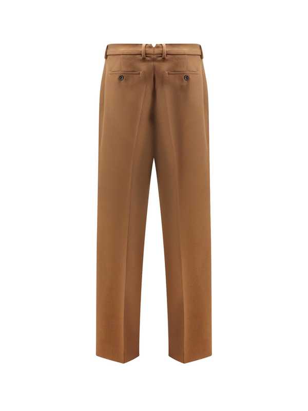 Ami Alexandre Mattiussi Virgin Wool Trousers - Brown