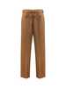 Ami Alexandre Mattiussi Virgin Wool Trousers - Brown - Thumbnail 2
