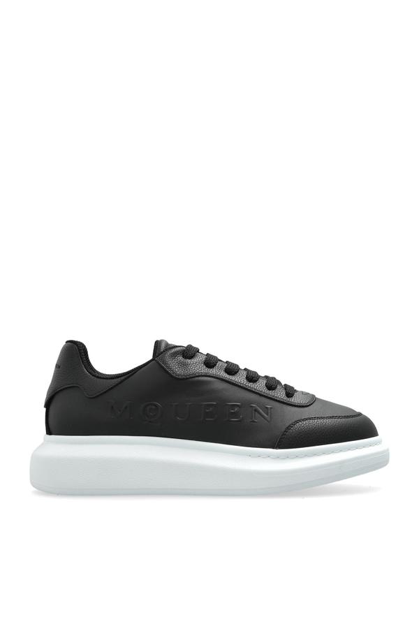 Alexander McQueen Leather Sports Shoes - Black