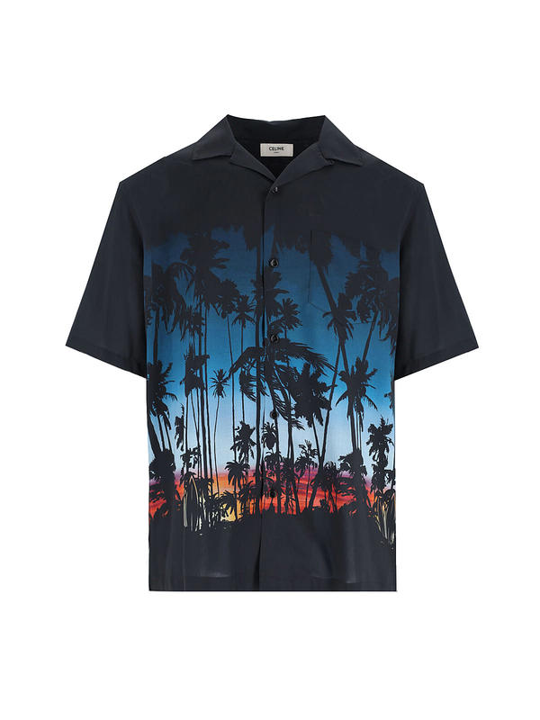 Celine Hawaiian Shirt - Black