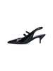 Celine Mary Jane Slingback Pumps - Black - Thumbnail 3