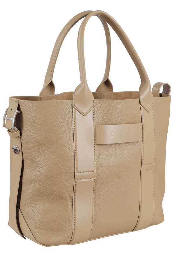 Hogan Script Shopping Bag - Biscotto