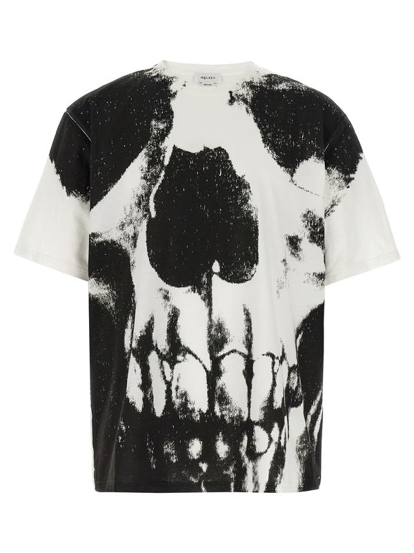 Alexander McQueen Skull T-Shirt - White/Black